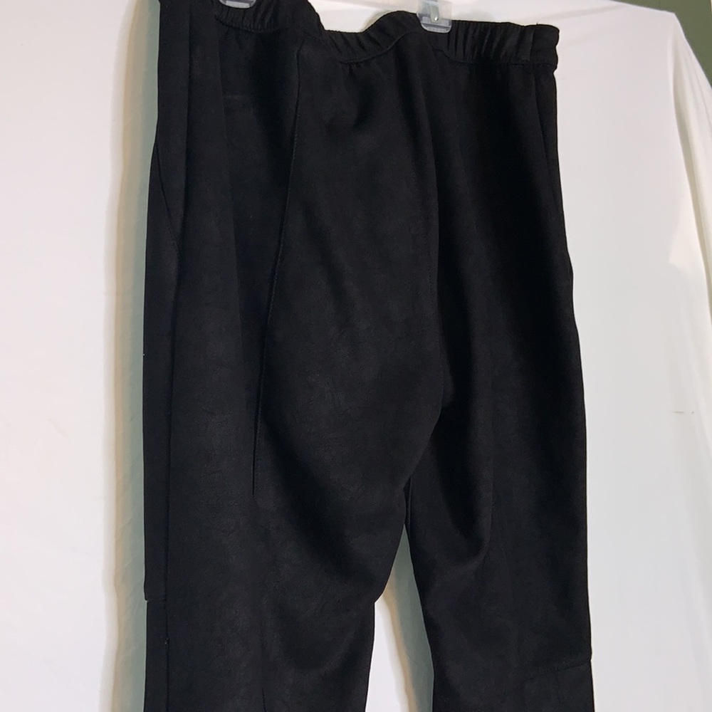 Soft Surroundings elastic-waist, suede-like pants - Picture 5 of 7